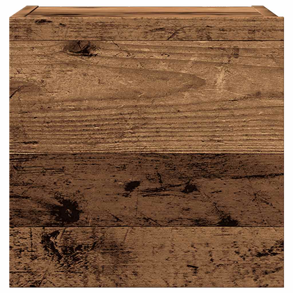 vidaXL 5-teiliges TV-Schrank-Set Wandmontage aus altem Holz