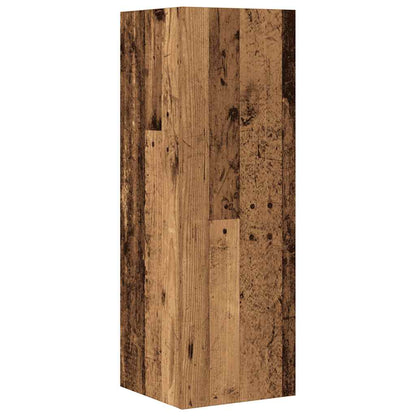 vidaXL 4-tlg. TV-Schrank-Set Wandmontage Altholz-Optik Holzwerkstoff