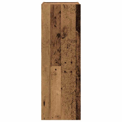 vidaXL 4-tlg. TV-Schrank-Set Wandmontage Altholz-Optik Holzwerkstoff