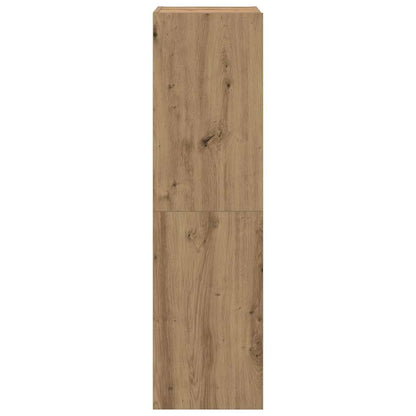 vidaXL 4-tlg. TV-Schrank-Set Wandmontage Artisan-Eiche Holzwerkstoff