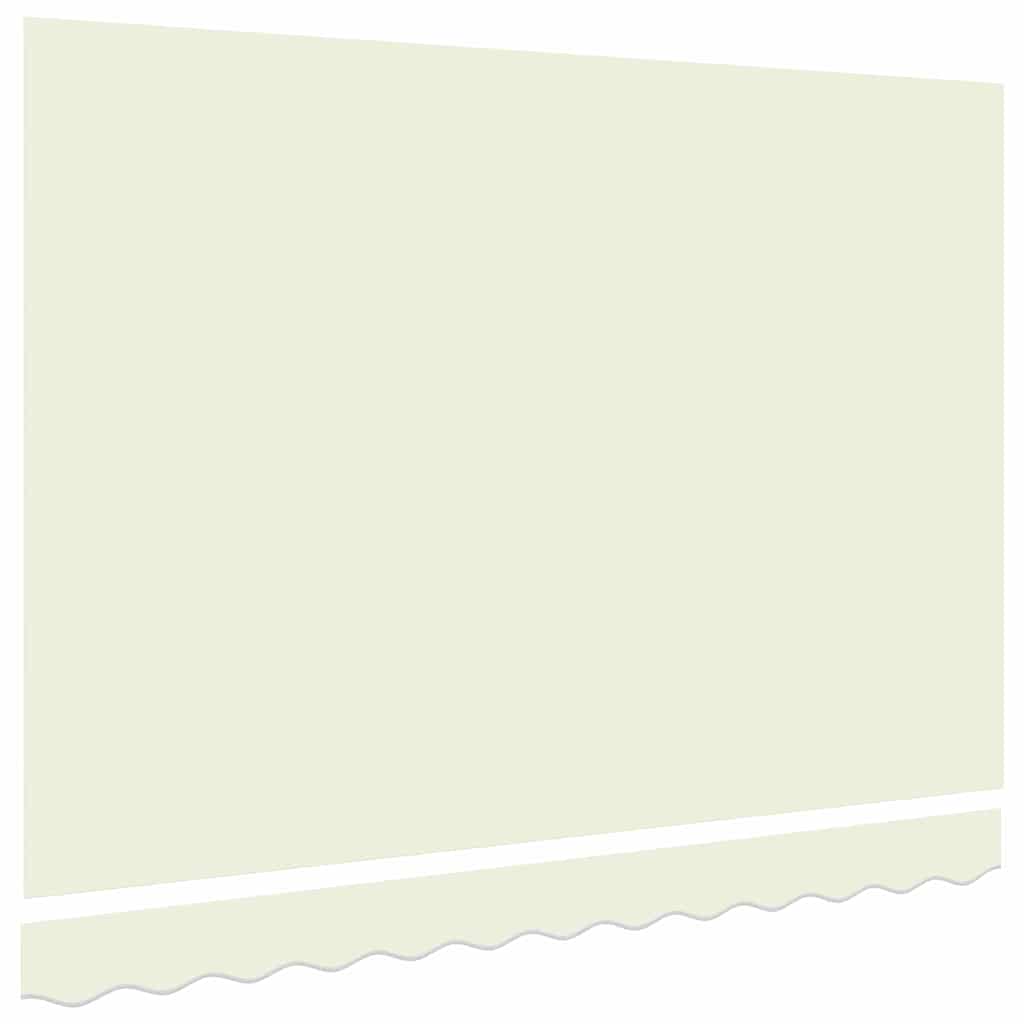 vidaXL Markisenersatzstoff Creme 330 x 195 cm Polyester