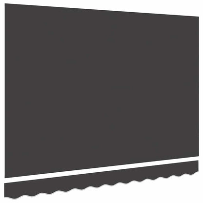 vidaXL Markisen-Ersatzstoff Anthrazit 350 x 200 cm Segeltuch