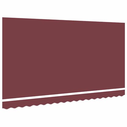 vidaXL Markisenersatzstoff Bordeauxrot 380 x 195 cm Polyester