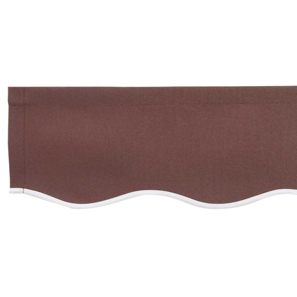 vidaXL Markisen-Ersatzstoff Braun 250 x 200 cm Segeltuch