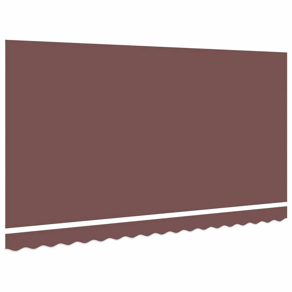 vidaXL Toile de rechange pour store banne marron 400 x 200 cm Voile d'ombrage