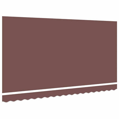 vidaXL Toile de rechange pour store banne marron 400 x 200 cm Voile d'ombrage