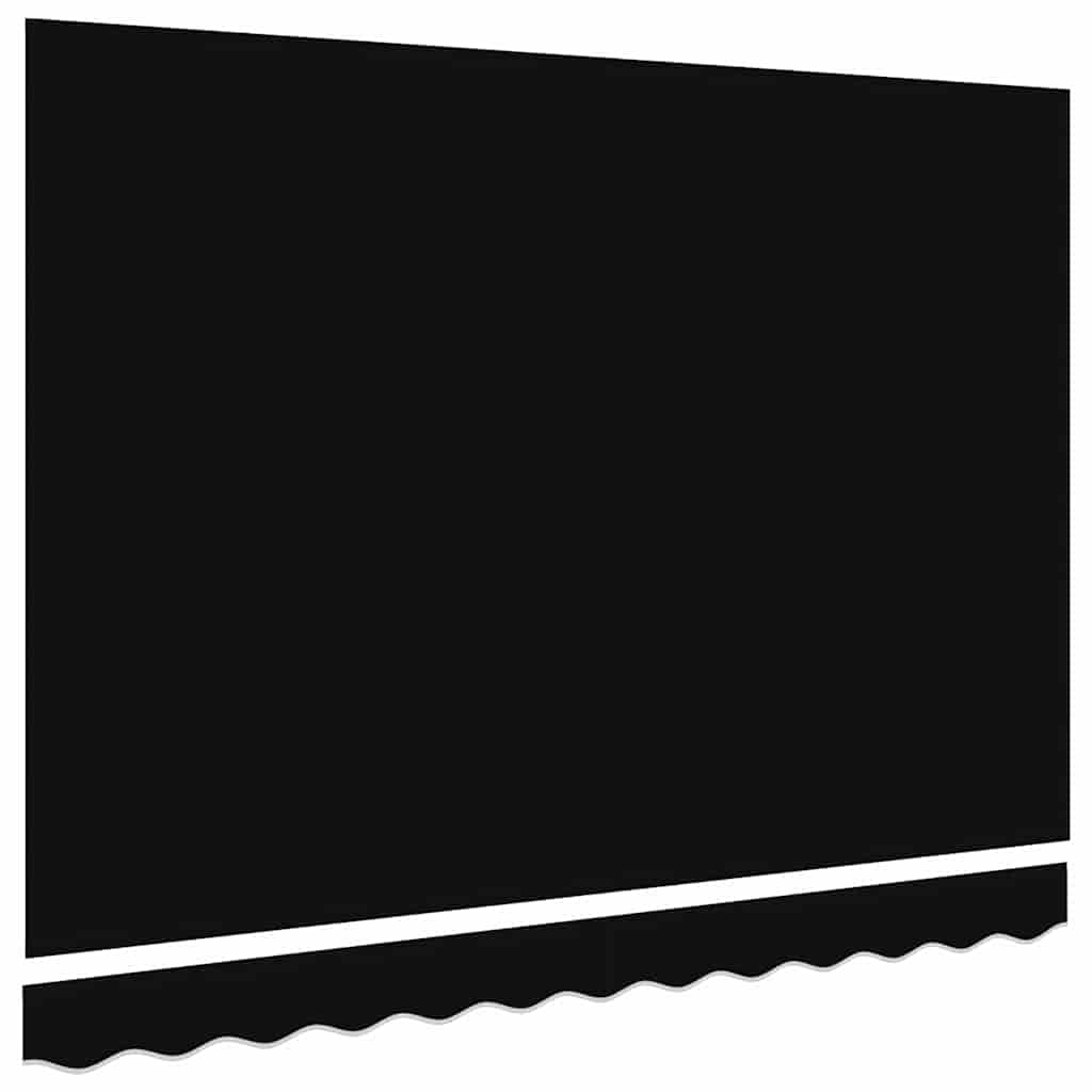 Markisenersatzstoff Schwarz 330 x 245 cm Polyester
