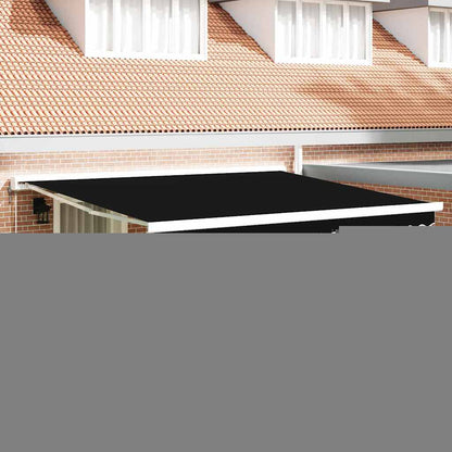 Markisenersatzstoff Schwarz 380 x 295 cm Polyester