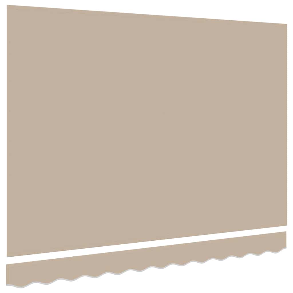vidaXL Markisenersatzstoff Beige 280 x 195 cm Polyester