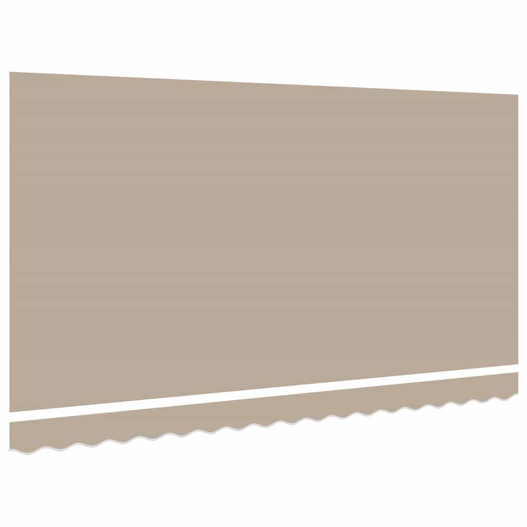 vidaXL Toile de rechange pour store banne beige 400 x 200 cm Toile