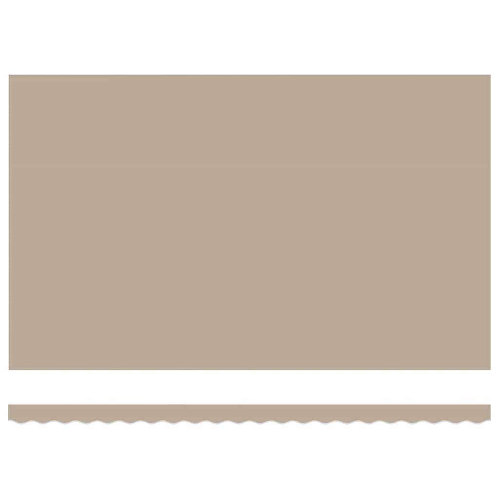 vidaXL Markisen-Ersatzstoff Beige 500 x 350 cm Segeltuch