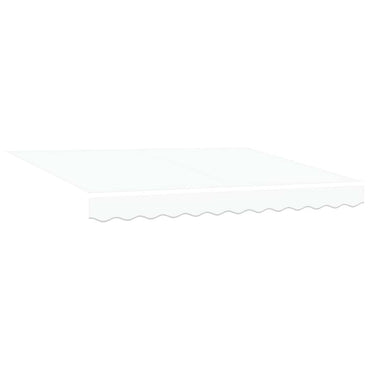 vidaXL Markisen-Ersatzstoff Weiß 300 x 200 cm Segeltuch