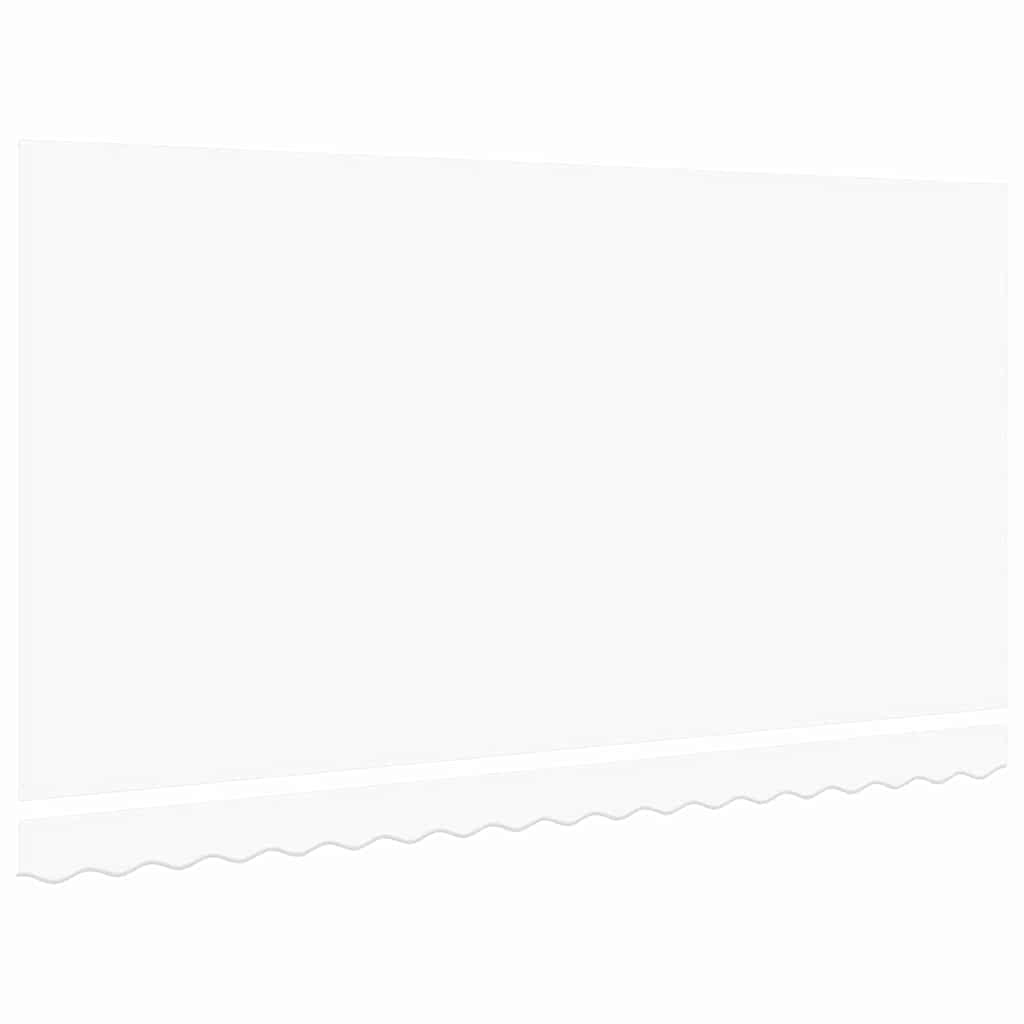 vidaXL Markisenersatzstoff Weiß 380 x 195 cm Polyester