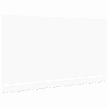vidaXL Markisenersatzstoff Weiß 380 x 195 cm Polyester