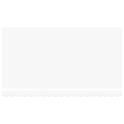 vidaXL Markisenersatzstoff Weiß 380 x 195 cm Polyester