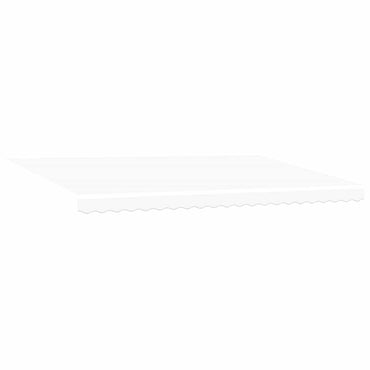 vidaXL Markisenersatzstoff Weiß 480 x 345 cm Polyester