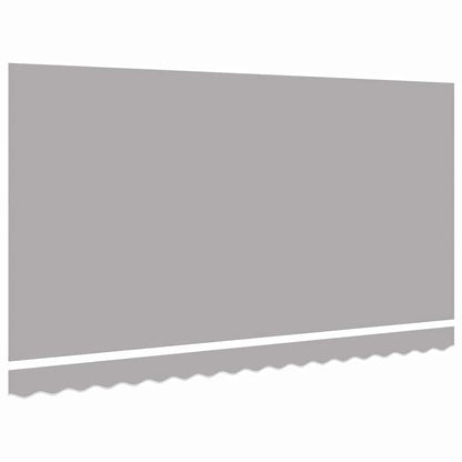 vidaXL Markisen-Ersatzstoff Hellgrau 400 x 200 cm Segeltuch