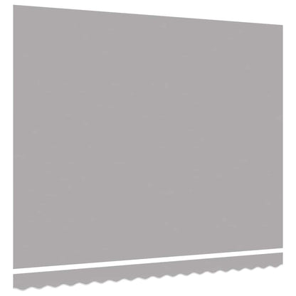 vidaXL Markisenersatzstoff Hellgrau 380 x 345 cm Polyester