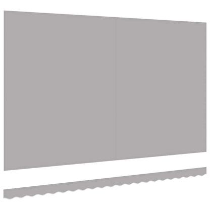 vidaXL Markisen-Ersatzstoff Hellgrau 500 x 350 cm Segeltuch