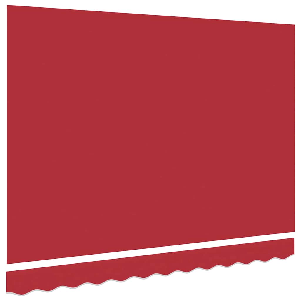 vidaXL Markisenersatzstoff Rot 330 x 195 cm Polyester