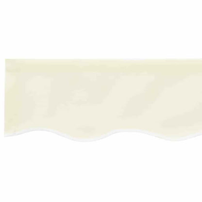 vidaXL Markisenfranse Creme 2,3 x 0,2 m Segeltuch