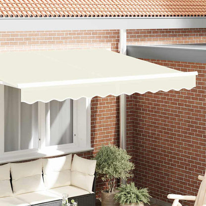 vidaXL Markisenfranse Creme 2,3 x 0,2 m Segeltuch