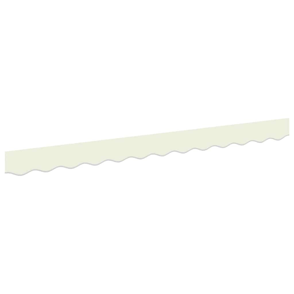 vidaXL Markisenfranse Creme 2,3 x 0,2 m Segeltuch