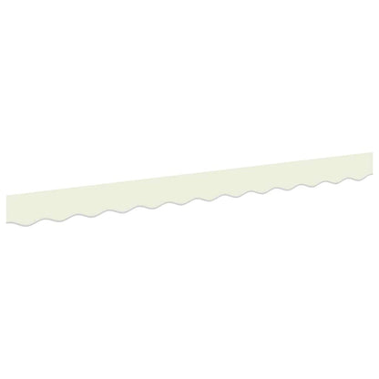 vidaXL Markisenfranse Creme 2,3 x 0,2 m Segeltuch