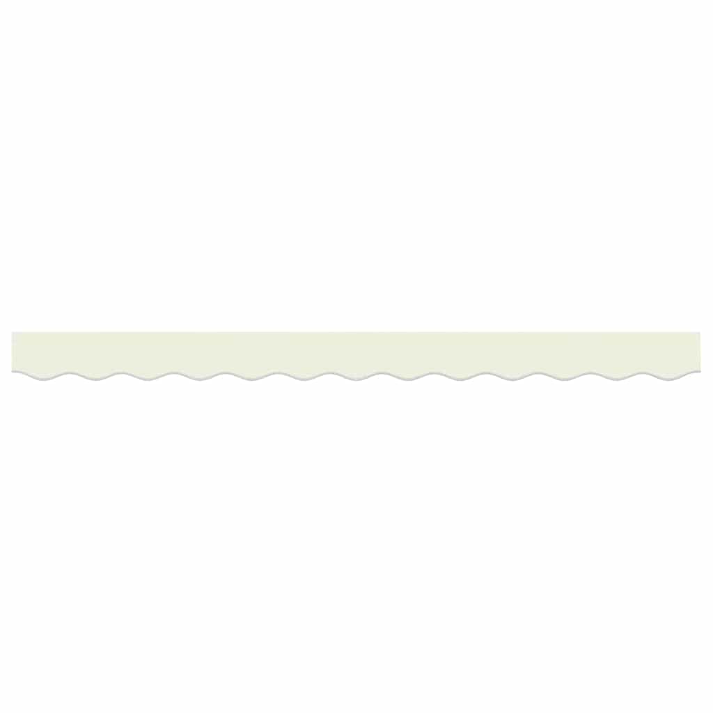 vidaXL Markisenfranse Creme 2,3 x 0,2 m Segeltuch