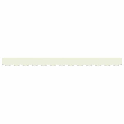 vidaXL Markisenfranse Creme 2,3 x 0,2 m Segeltuch