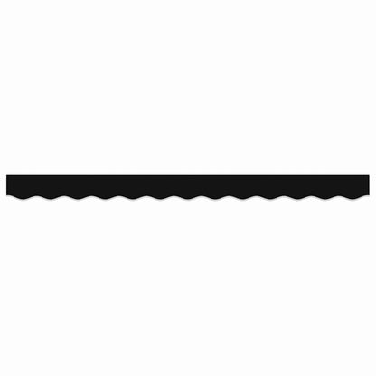 vidaXL Markisenvolant Schwarz 580 x 20 cm Segeltuch
