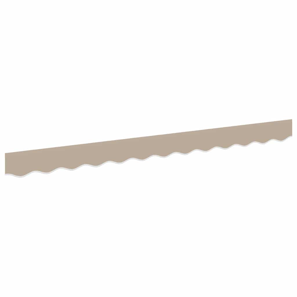 vidaXL Markisenfranse Beige 2,3 x 0,2 m Segeltuch