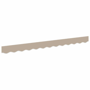 vidaXL Markisenfranse Beige 2,3 x 0,2 m Segeltuch