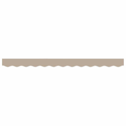 vidaXL Markisenfranse Beige 2,3 x 0,2 m Segeltuch
