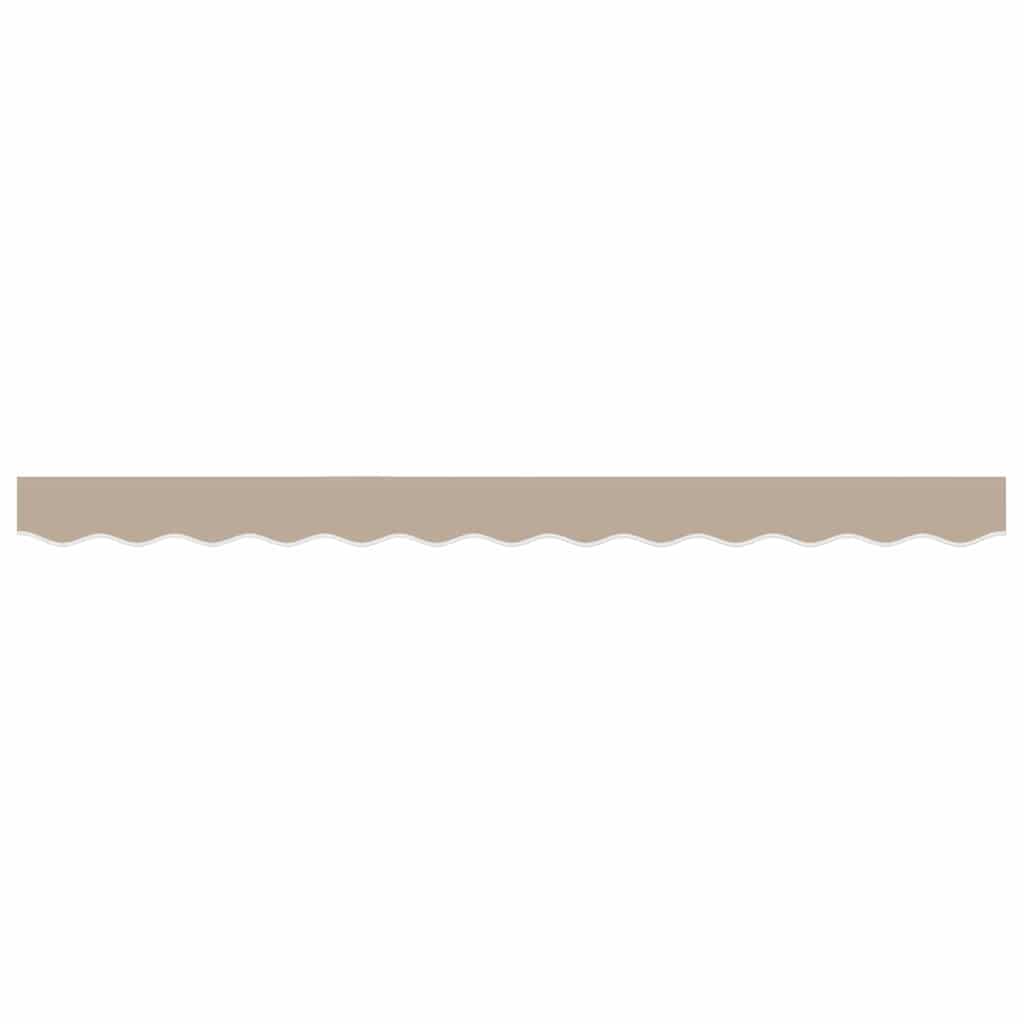 vidaXL Markisenfranse Beige 2,8 x 0,2 m Segeltuch