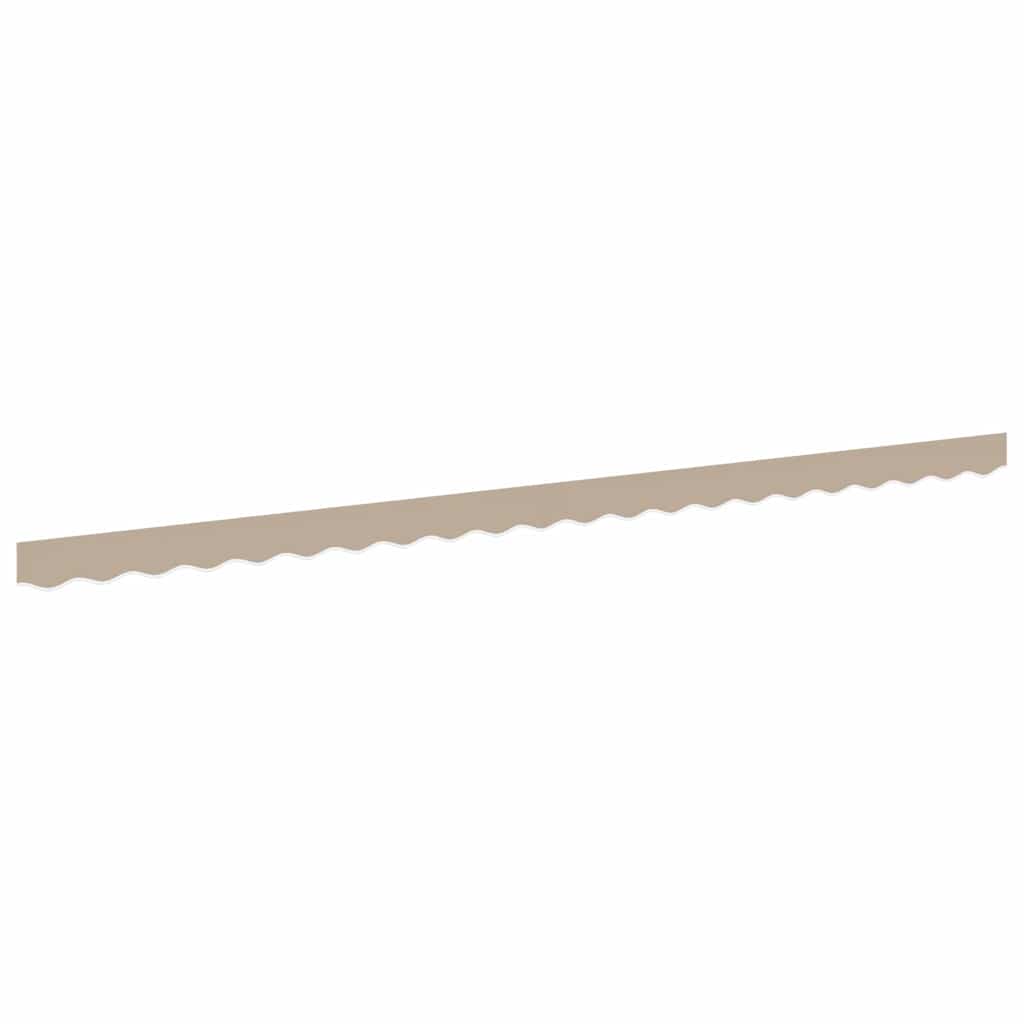 vidaXL Markisenfranse Beige 4,8 x 0,2 m Segeltuch