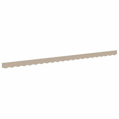 vidaXL Markisenfranse Beige 4,8 x 0,2 m Segeltuch
