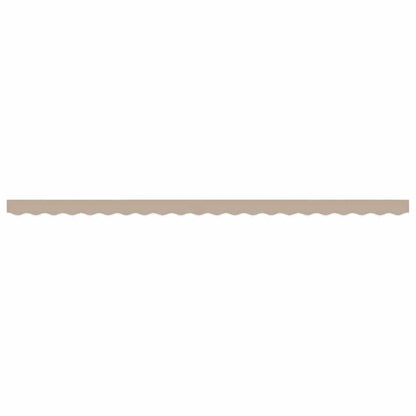 vidaXL Markisenfranse Beige 4,8 x 0,2 m Segeltuch