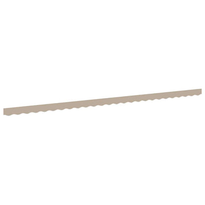 vidaXL Markisenfranse Beige 5,8 x 0,2 m Segeltuch