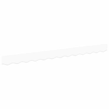 vidaXL Markisenfranse Weiß 2,8 x 0,2 m Segeltuch