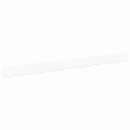vidaXL Markisenfranse Weiß 3,3 x 0,2 m Segeltuch