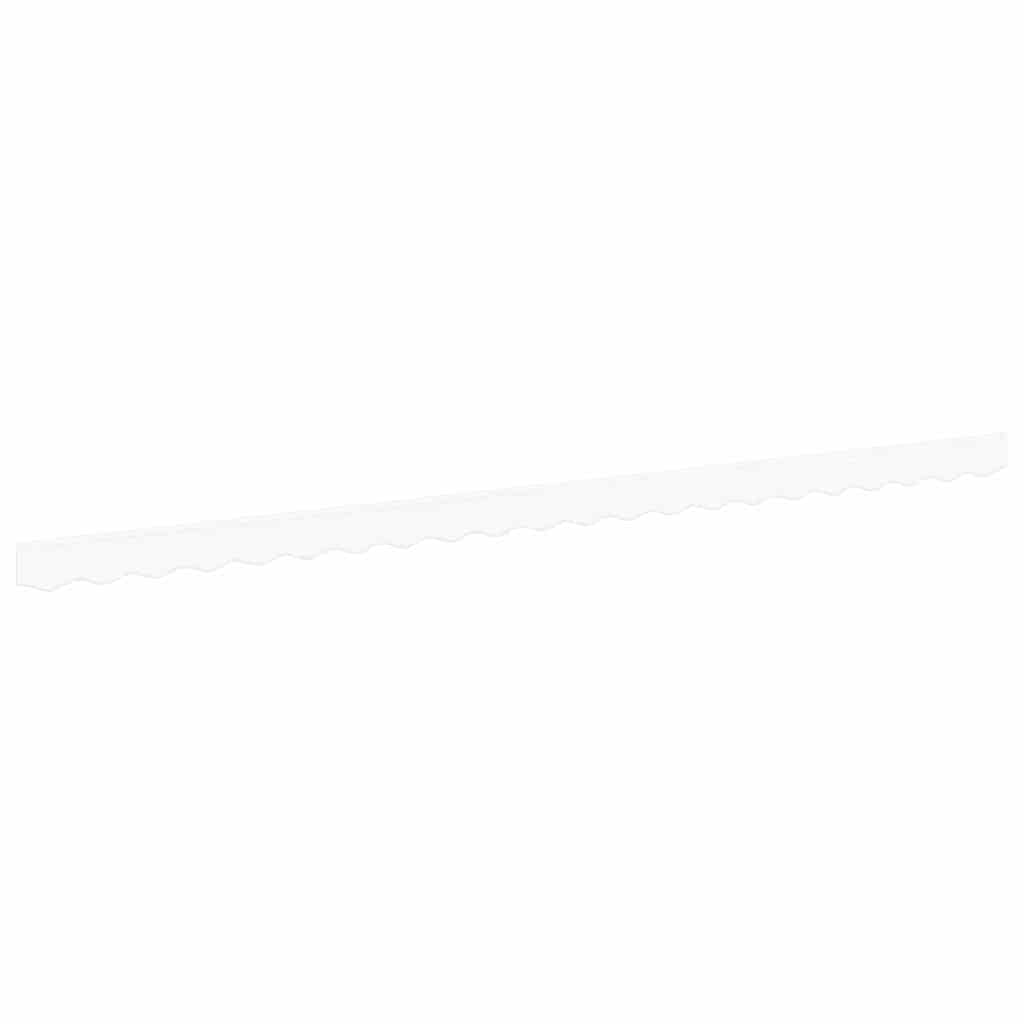 vidaXL Markisenfranse Weiß 4,8 x 0,2 m Segeltuch