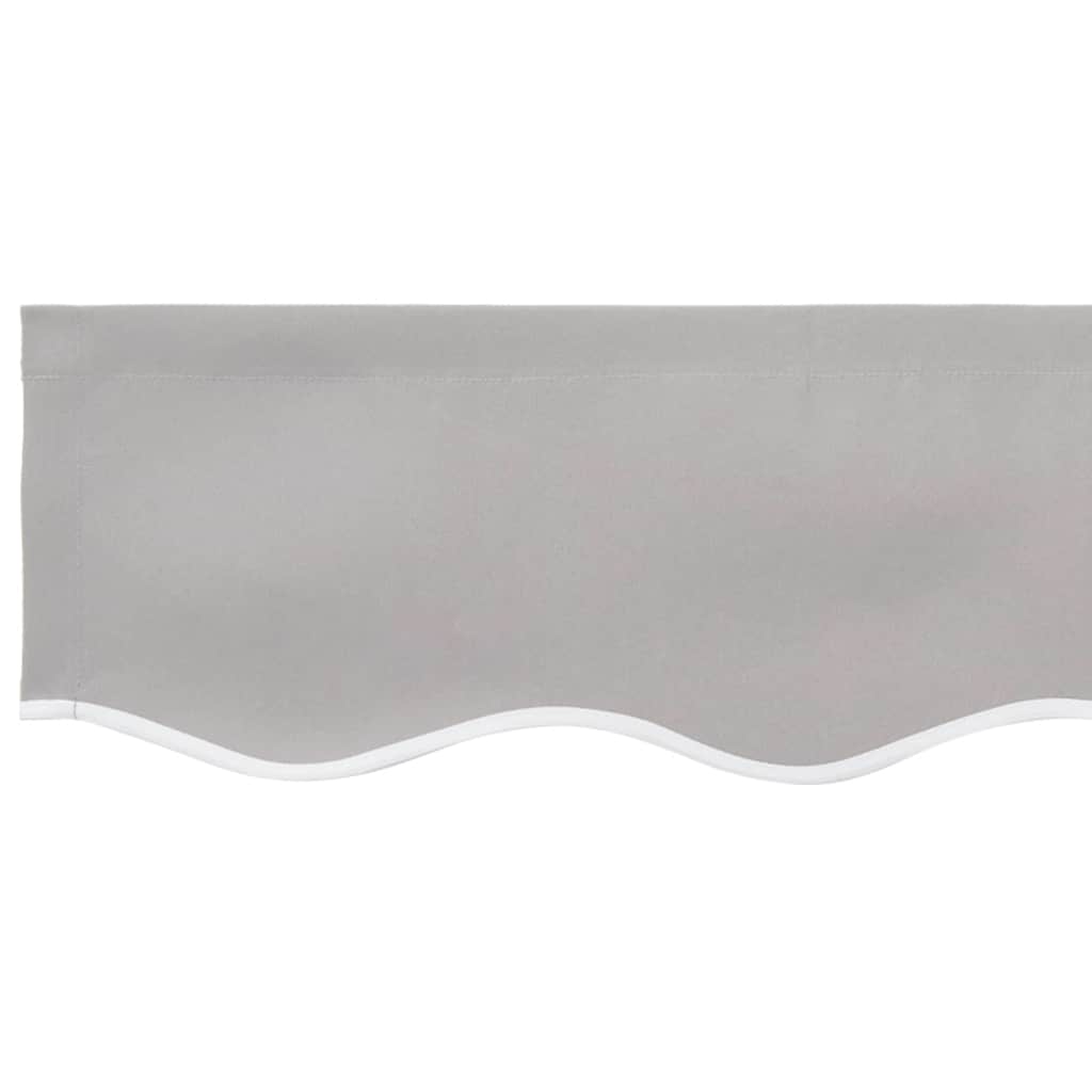 vidaXL Markisenvolant Hellgrau 580 x 20 cm Segeltuch
