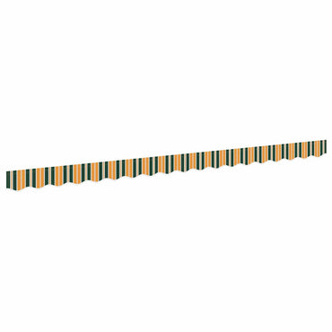 vidaXL Markisenvolant Grün und Gelb 580 x 20 cm Segeltuch