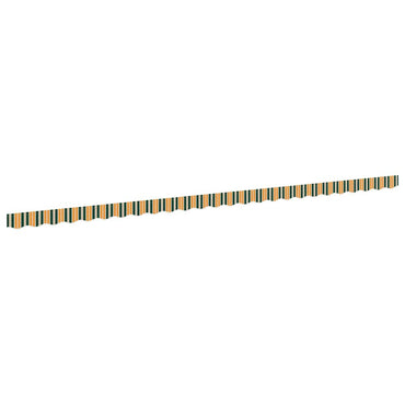 vidaXL Markisenfranse Grün und Gelb 5,8 x 0,2 m Segeltuch