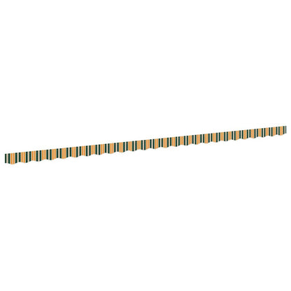 vidaXL Markisenfranse Grün und Gelb 5,8 x 0,2 m Segeltuch