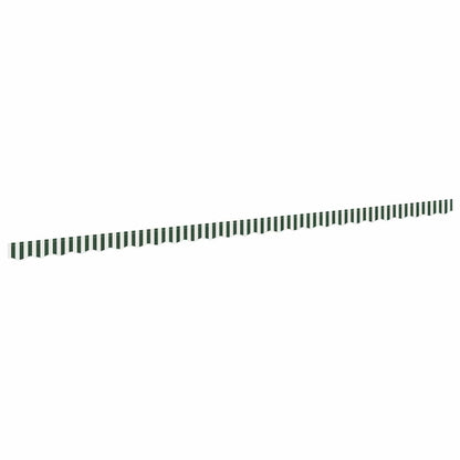 vidaXL Markisenfranse Grün und Weiß 5,8 x 0,2 m Segeltuch