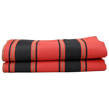 vidaXL Markisenersatz Orange und Schwarz 1000 x 160 cm