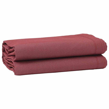 vidaXL Markisenersatz Bordeauxrot 1000 x 160 cm Polyesterleinwand
