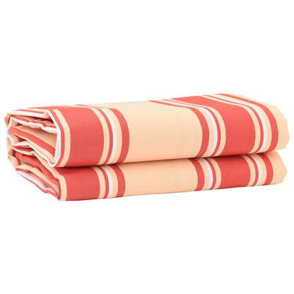 vidaXL Markisenersatz Gelb und Orange 1000 x 160 cm Polyesterleinwand